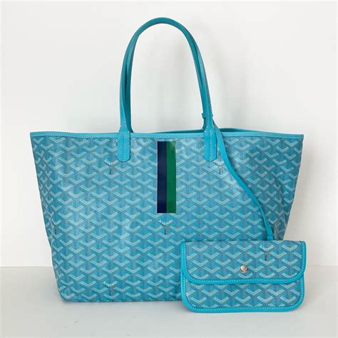 turquoise goyard|Goyard tote bag price.